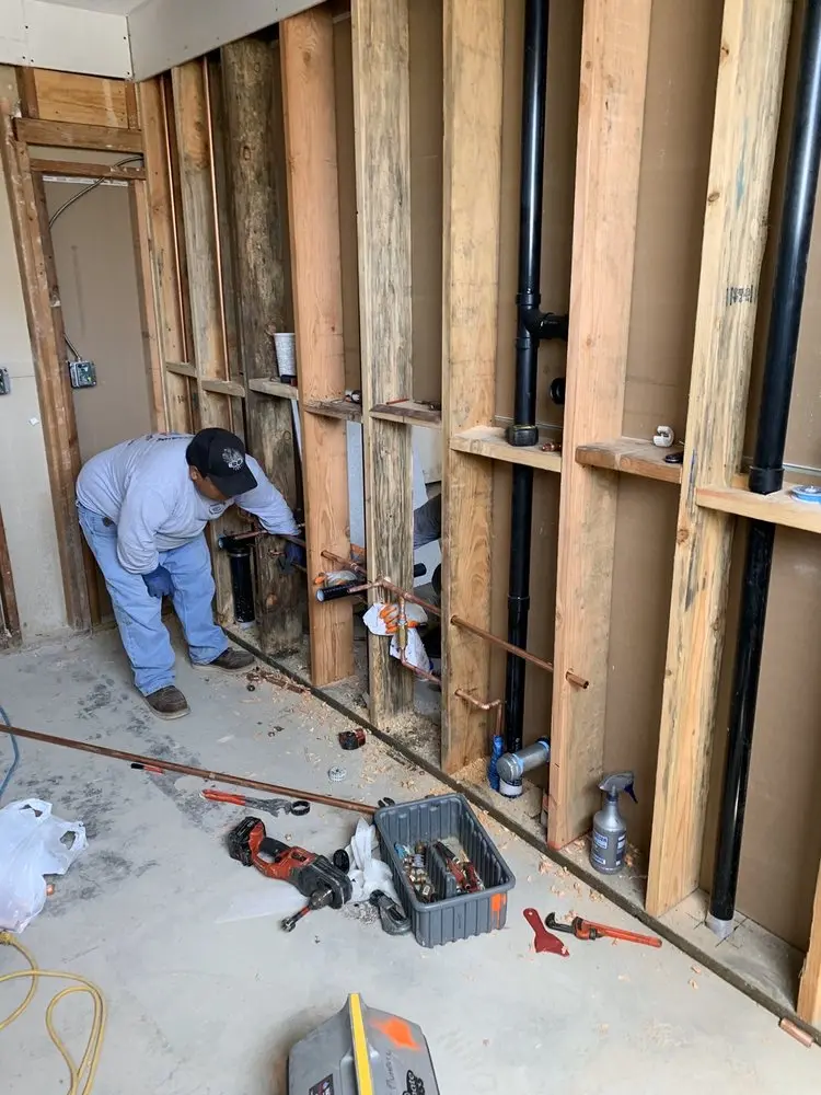 Commercial rough-in plumbing for Water Heater Replacement in Kalifornsky